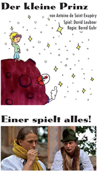Das Plakat zum kleinen Prinzen ( David Leubner, Leipzig)