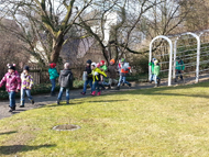 Nicht erschrecken lassen  Das Osterwassertragen im Gschengarten ( Museum Gschenhaus)